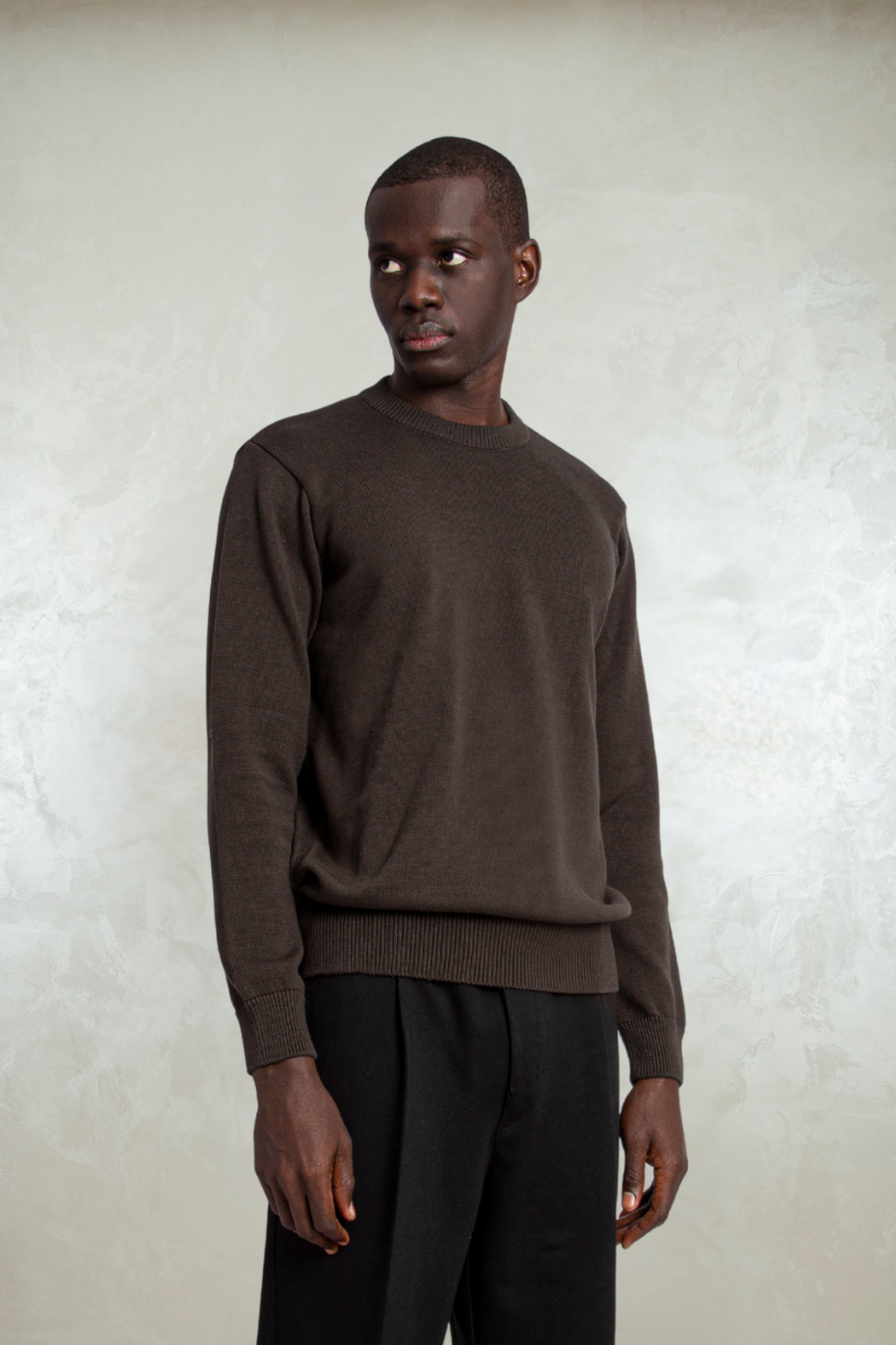 icon crewneck /dark olive