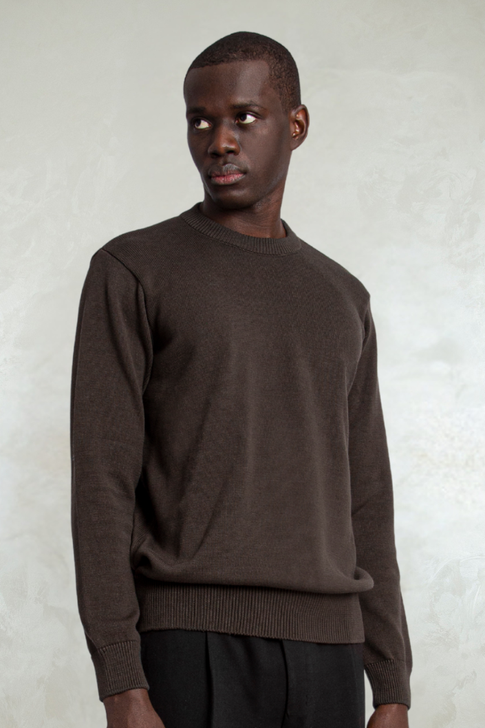 icon crewneck /dark olive