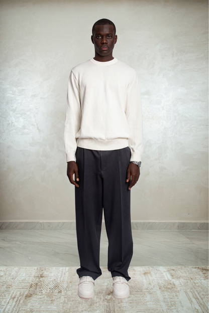 icon crewneck /cream