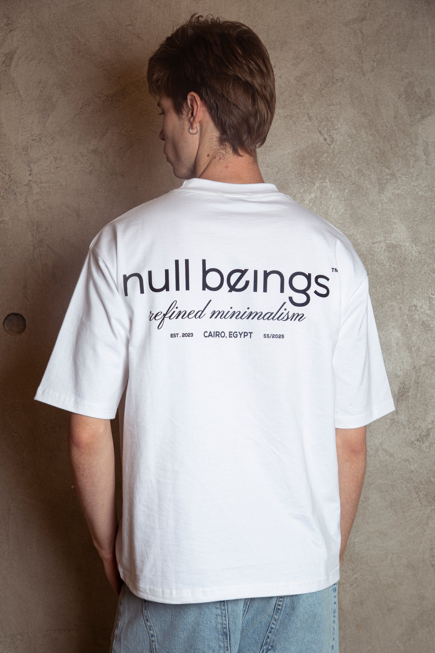 printed tee /white