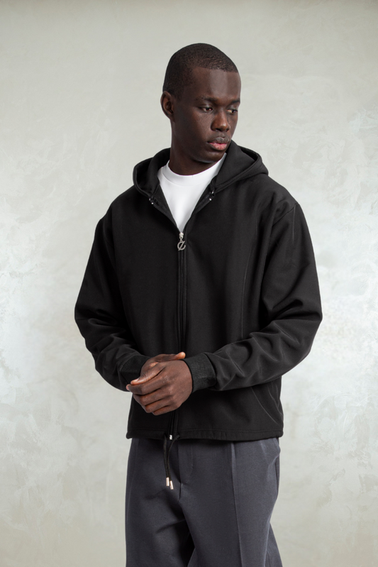 hoodie jacket /black