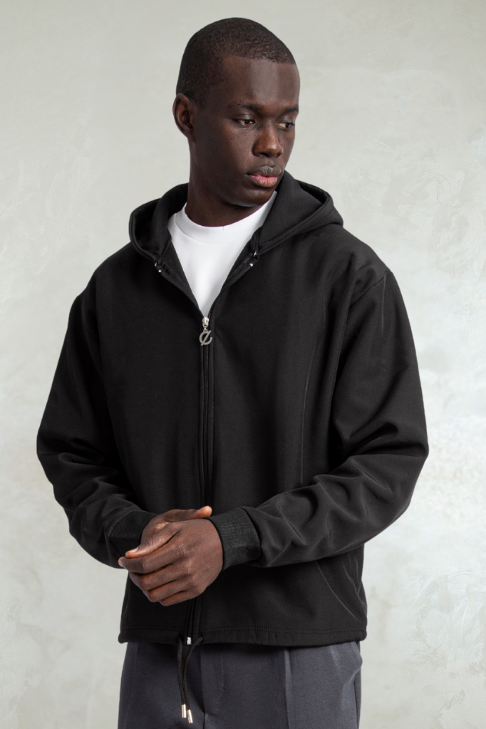 hoodie jacket /black