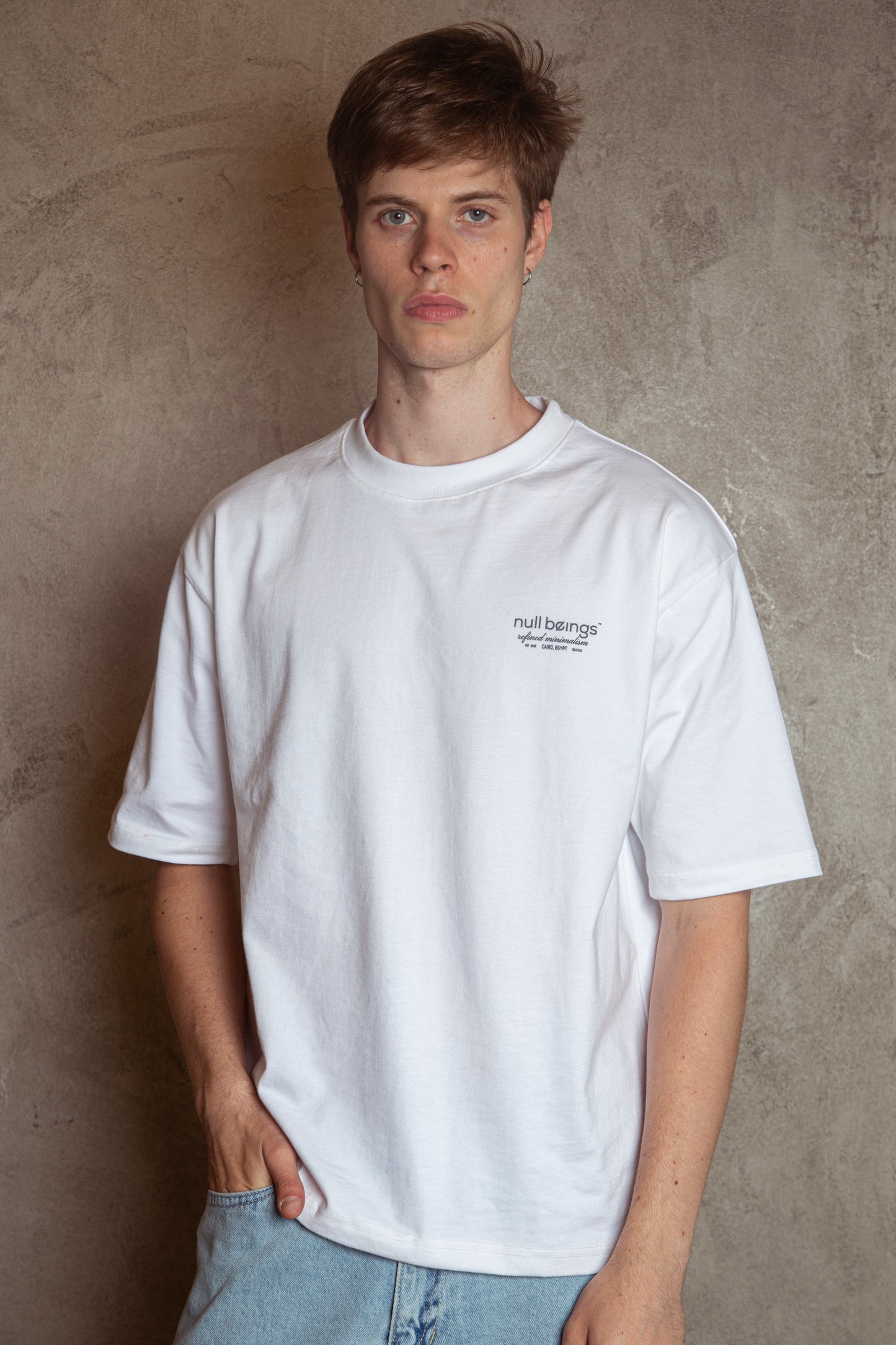printed tee /white