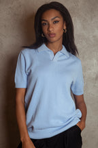 summer knit polo