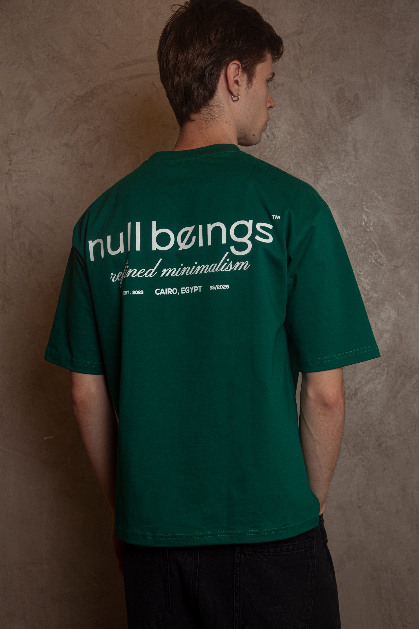 printed tee /green