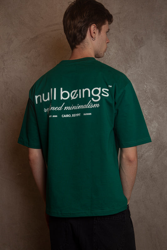 printed tee /green