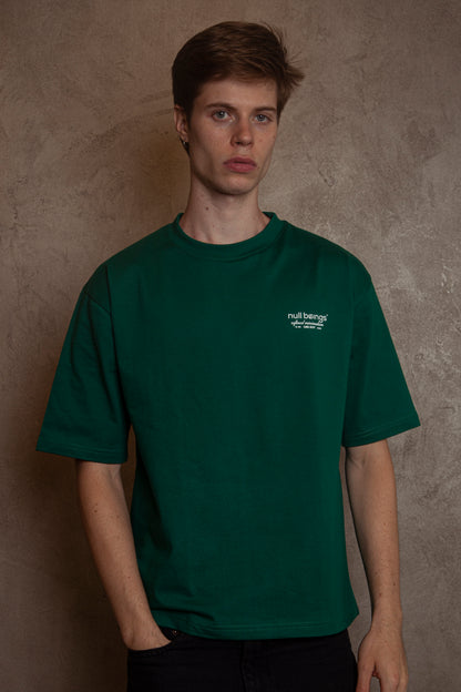 printed tee /green