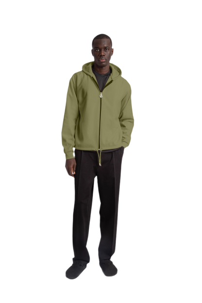 hoodie jacket /sage green