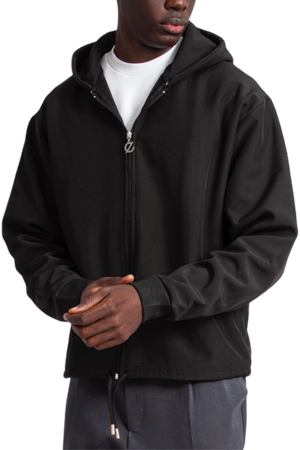 hoodie jacket /black