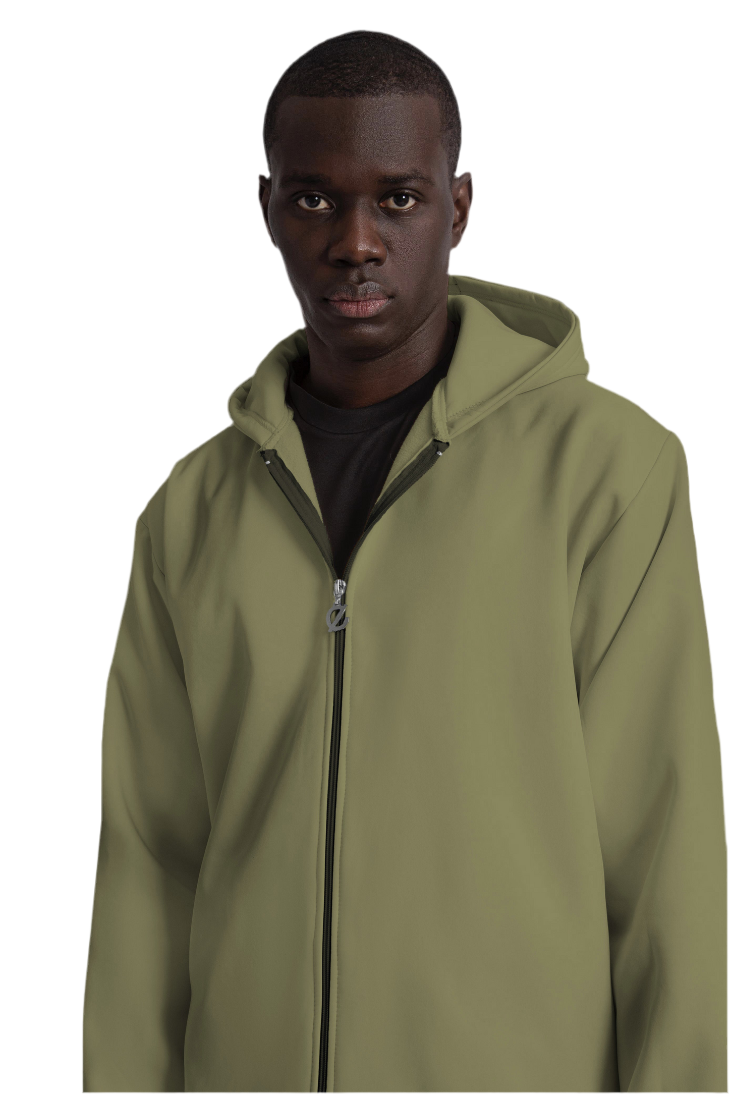 hoodie jacket /sage green