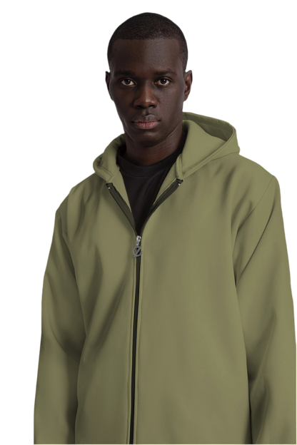 hoodie jacket /sage green