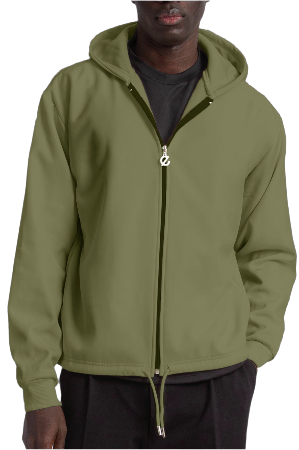 hoodie jacket /sage green