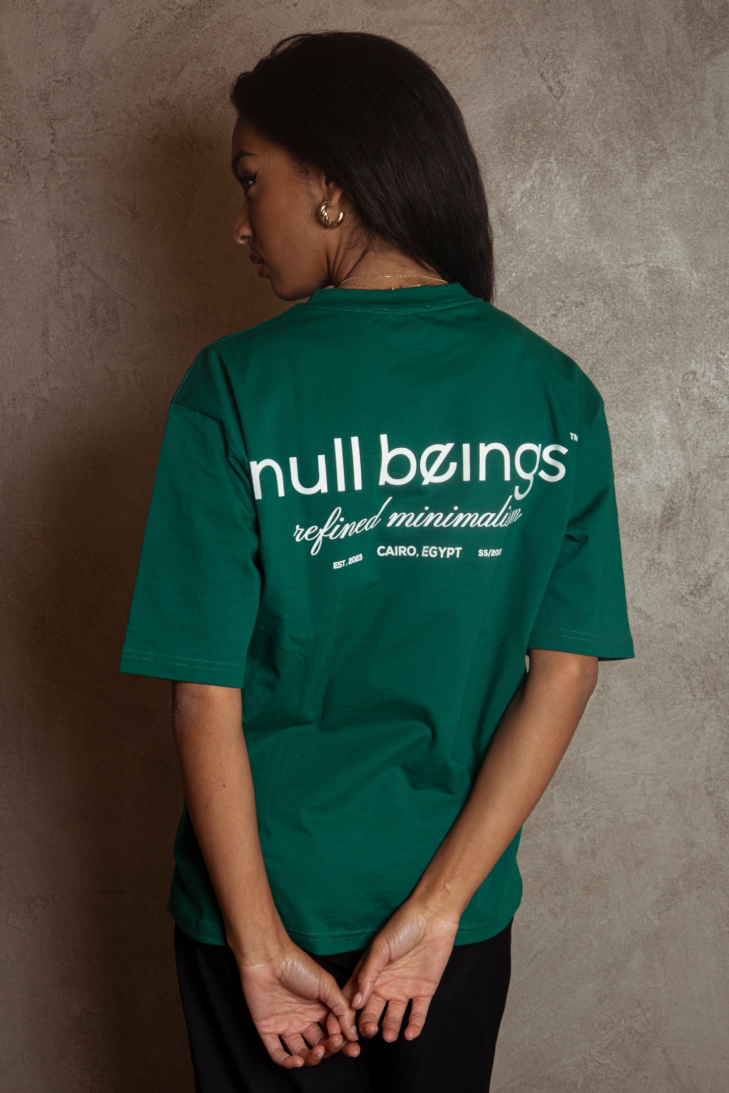 printed tee /green
