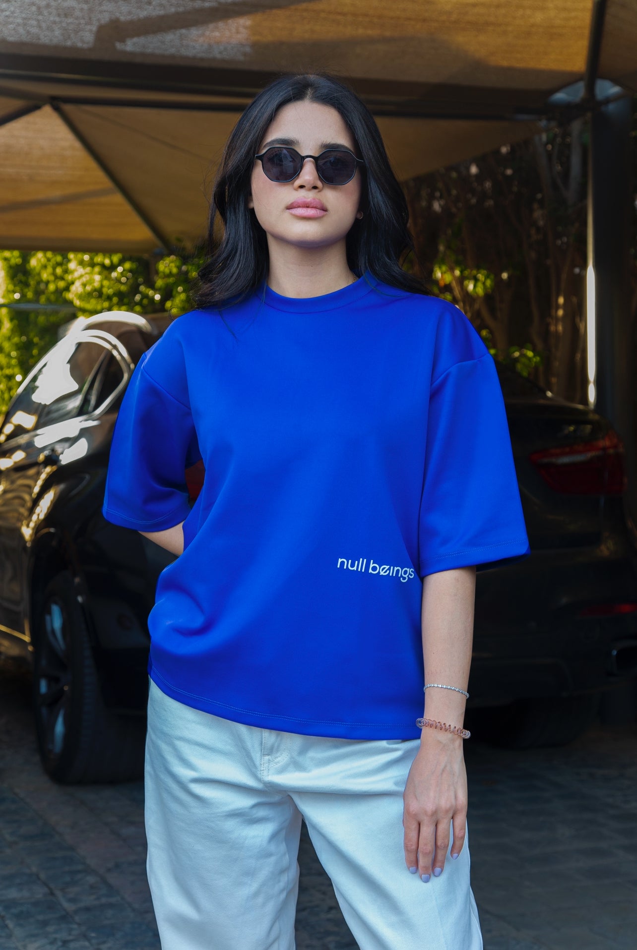 boxy tee /blue