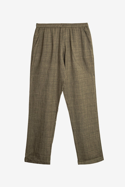 men’s linen pants /olive