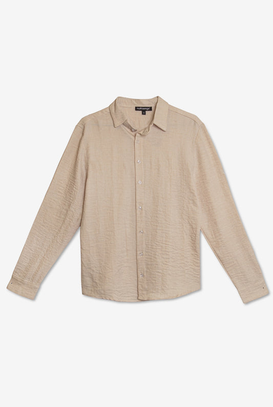 men’s linen top /beige