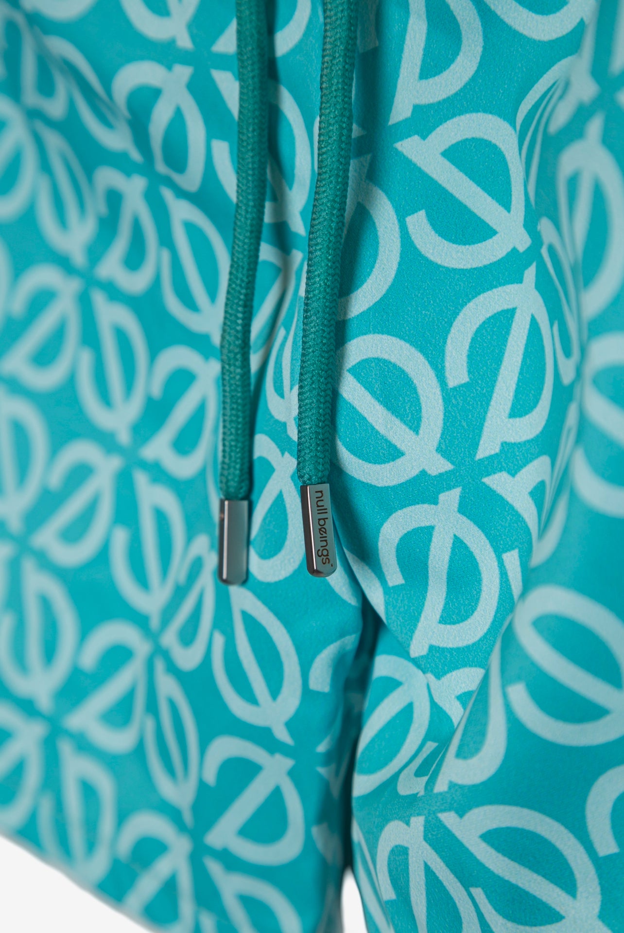 monogram swimsuit /turquoise