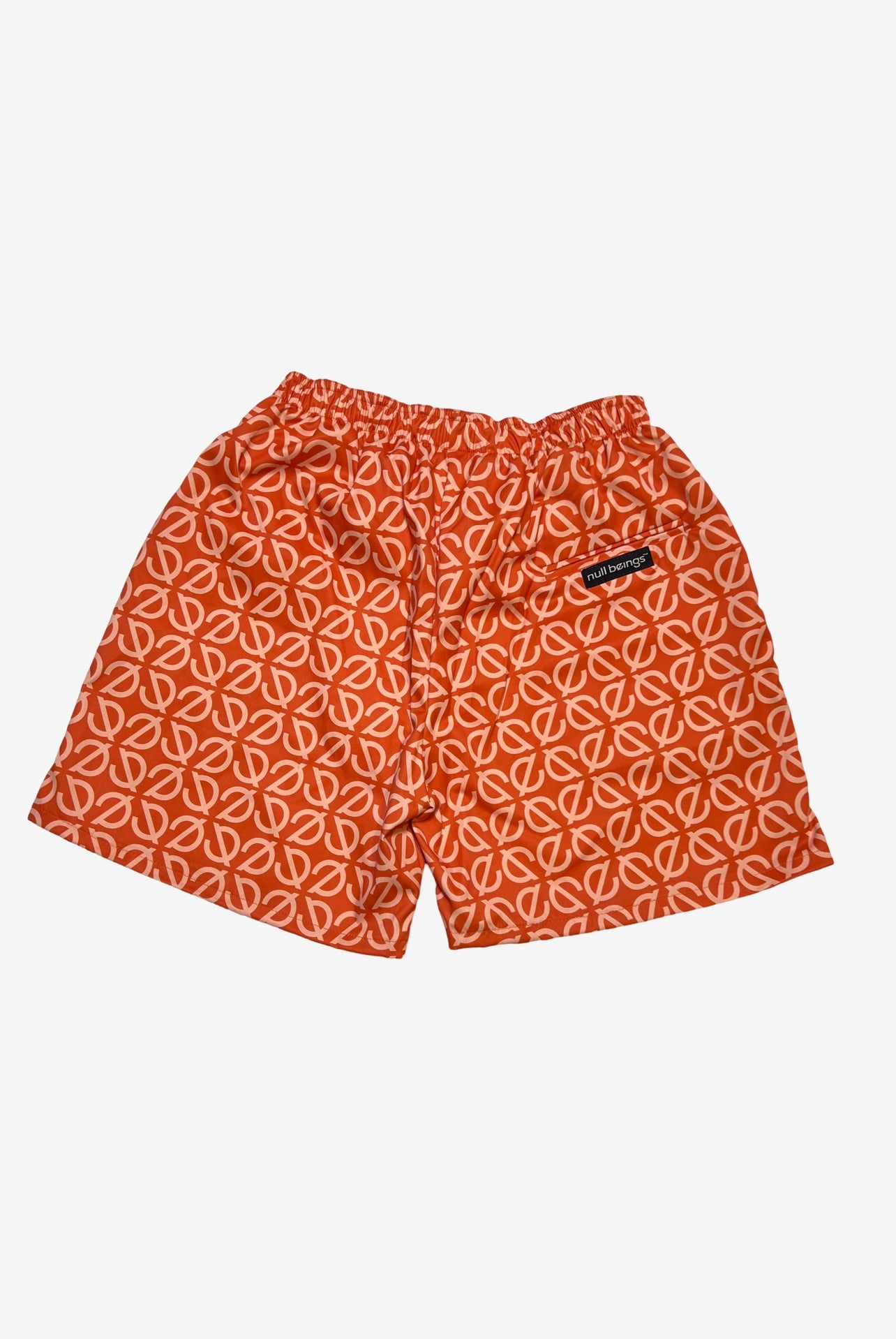 monogram swimsuit /orange