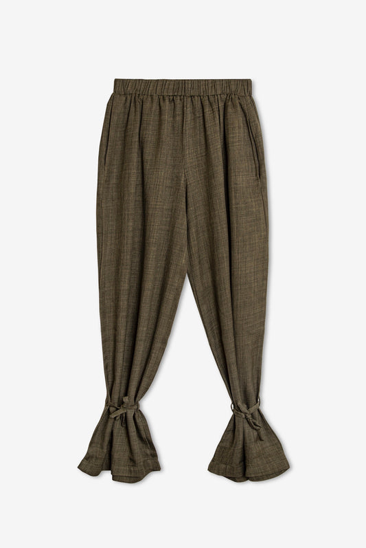 women’s linen pants /olive