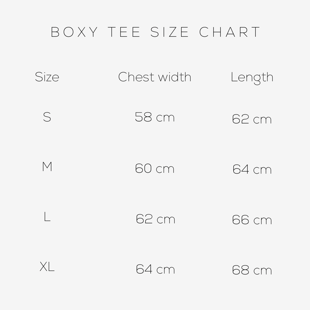 boxy tee /white