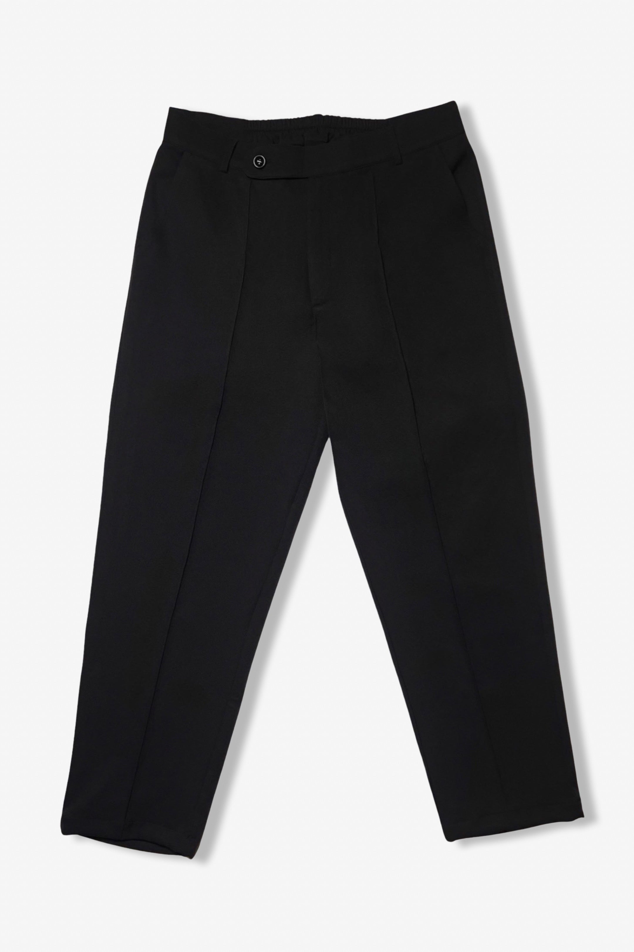 pleated trousers /black