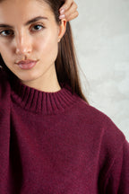 wool-blend crewneck